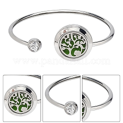 1 открытый браслет-манжета из нержавеющей стали и 1 подвесных ожерелья из нержавеющей стали&nbsp;AJEW-SC0004-06E