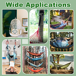 Ремень для подвешивания гамака на дерево из нейлона и нетканых материалов&nbsp;AJEW-WA0001-57