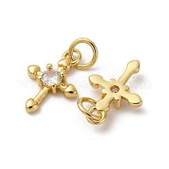 Латунные микро проложить кубического циркония подвески&nbsp;KK-P308-27G