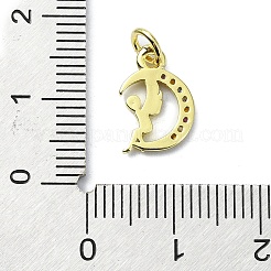 Латунные микро проложить кубического циркония подвески&nbsp;KK-H475-15G-01