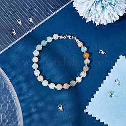 8 шт. 925 серебряные застежки-когти-омары&nbsp;STER-UN0001-66