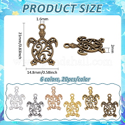 Подвески из сплава 120шт 6 цветов&nbsp;FIND-PH0024-60