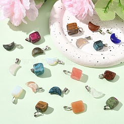 20 шт. подвески из смешанных драгоценных камней&nbsp;G-YW0002-26