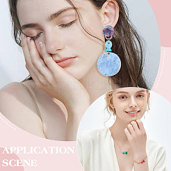 20 шт. 10-х цветные бусины-рыбки из фольги ручной работы&nbsp;FOIL-ME0001-01