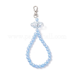 5 шт. 5-х цветное акриловое облако и круглые бусины подвеска украшение&nbsp;HJEW-JM03879