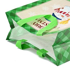 Ламинированные нетканые водонепроницаемые сумки на рождественскую тематику&nbsp;LS-ABAG-B005-02B-03