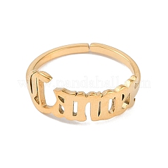 Кольцо-манжета Constellation из нержавеющей стали 304 с ионным покрытием (IP) для женщин&nbsp;RJEW-C097-01G-08