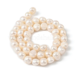 Нити из натурального культивированного пресноводного жемчуга&nbsp;PEAR-P064-19J-04D