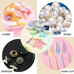 50 шт. прямоугольные мешочки из органзы с завязками&nbsp;CON-YW0001-90