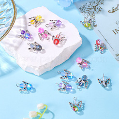 20шт прозрачные стеклянные подвески&nbsp;PALLOY-TAC0163