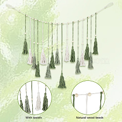 Полиэстер макраме настенный декор в стиле бохо&nbsp;AJEW-WH20006-213A