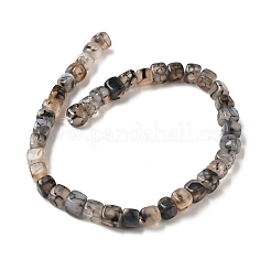 Естественные выветрившиеся агатовые бусины&nbsp;G-G177-E10-05