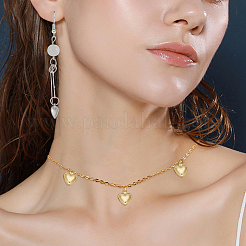 80 шт. 2-х цветные подвески из нержавеющей стали 201 и 304&nbsp;STAS-LP0001-33