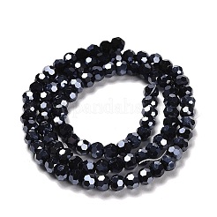 Гальванические непрозрачные стеклянные бусины&nbsp;EGLA-A035-P4mm-A18