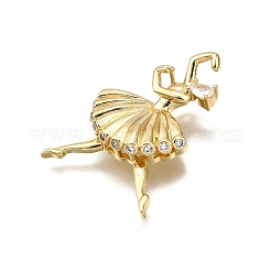 Стойки обшивки латунь микро проложить Циркон подвеску&nbsp;KK-D343-14G-D