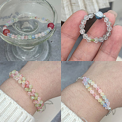 100 г матовых стеклянных бусин&nbsp;FGLA-PA0001-01D