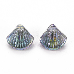 Гальванизировать прозрачные стеклянные подвески&nbsp;GLAA-S190-017L-01