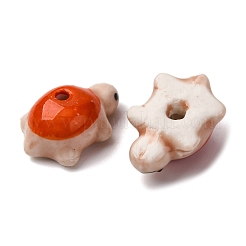 Ручной работы яркие остеклением шарики фарфора&nbsp;PORC-CJC0009-03C