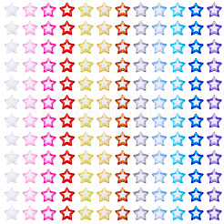 360шт 12 цвета прозрачные акриловые бусины&nbsp;TACR-TA0001-43