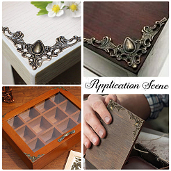 120 шт. 4-х цветные железные филигранные соединители&nbsp;FIND-SC0017-14