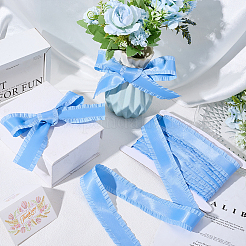 10 ярд полиэстеровой кружевной ленты с оборками&nbsp;DIY-CY0001-23A