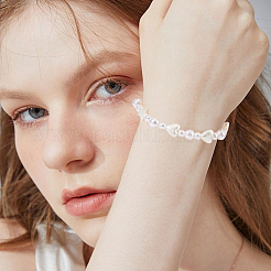 590 шт. бусины и колпачки из АБС-пластика с имитацией жемчуга&nbsp;DIY-PA0001-02