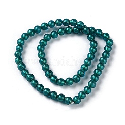 Нить золотых песочных бусин лэмпворк ручной работы&nbsp;LAMP-Z007-07C