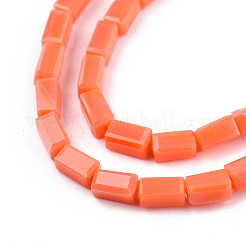 Непрозрачные сплошные цветные стеклянные бусины&nbsp;GLAA-N052-03-A13