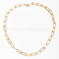 Стильные цепочки-скрепки из нержавеющей стали для повседневного ношения и вечеринок&nbsp;WC2906