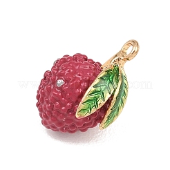 Подвески с эмалью из фруктового сплава&nbsp;LS-ENAM-P264-02H-G