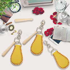 Наборы для самостоятельного изготовления багажных бирок на бейсбольную тематику&nbsp;DIY-CL0002-24B