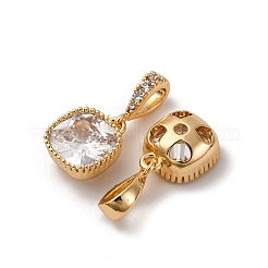 Латунные микро проложить кубического циркония подвески&nbsp;KK-Z112-07G
