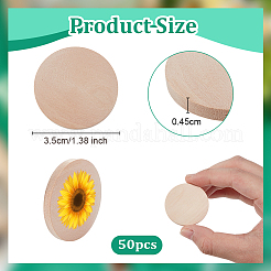 50 шт. необработанная древесная щепа&nbsp;WOOD-OC0004-33