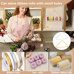 2шт. 2-х цветная вешалка для одежды из алюминиевого сплава&nbsp;AJEW-FG0005-15