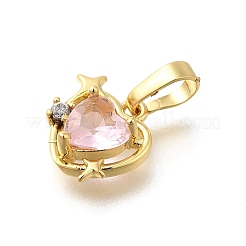 Латунные микро проложить кубического циркония подвески&nbsp;KK-I717-01G