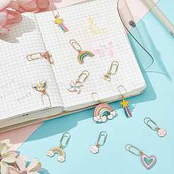 Железные длинные скрепки&nbsp;AJEW-OC00015