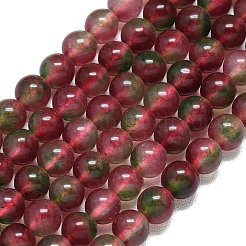 Натуральный Malaysia нефритовые бусы пряди&nbsp;G-B165-C03-6mm