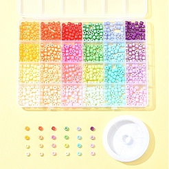 Наборы для изготовления браслетов из стеклянных бусин своими руками&nbsp;SEED-FS0001-39