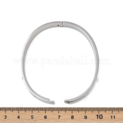 Браслеты из нержавеющей стали 201 со стразами для женщин&nbsp;BJEW-B138-04P