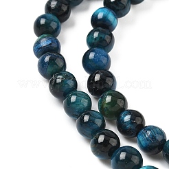 Нити из натурального тигрового глаза класса B&nbsp;G-F591-18-6mm-02