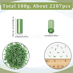 100 г непрозрачных цветных стеклянных круглых бусин&nbsp;SEED-SC0001-39B