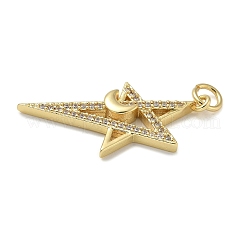 Стойки обшивки латунь микро проложить Циркон подвеску&nbsp;KK-K392-40G