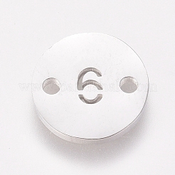 Устойчивые к потускнению цифры звенья из нержавеющей стали 304&nbsp;STAS-M274-035P-6