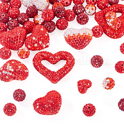 Полимерная глина прокладывает качественные бусины со стразами&nbsp;RB-BT0001-02