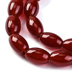 Окрашенные и нагретые нити натуральных бусин из сердолика&nbsp;G-G177-J01-01