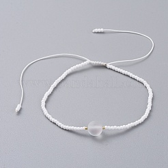 Нейлоновые нити плетеные браслеты из бисера&nbsp;BJEW-JB04809