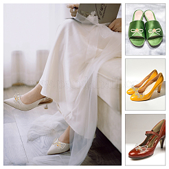 4 шт. 2 стиля бант сплав кристалл горный хрусталь украшения для обуви&nbsp;FIND-HS0002-07G