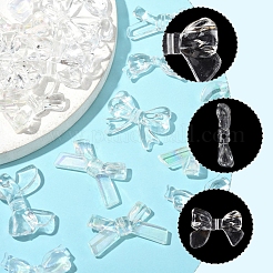 70шт 7 стиля прозрачные акриловые бусины&nbsp;TACR-FS0001-58