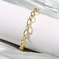 Латунные кабельные цепи браслеты&nbsp;KK-C251-35G