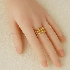 Геометрические регулируемые кольца-манжеты из нержавеющей стали 304 для женщин&nbsp;WL5945-2